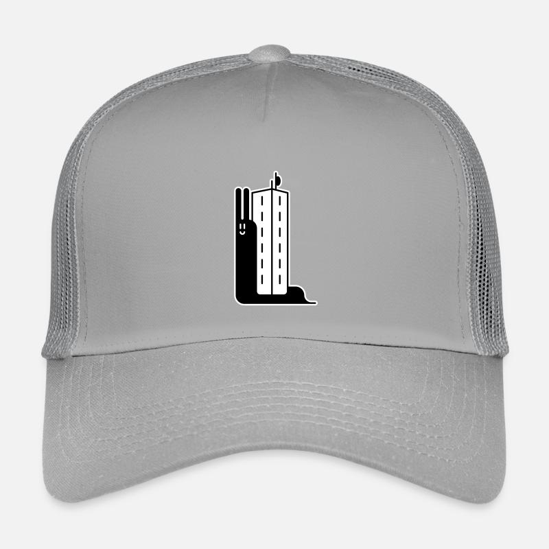 Block Snail - Kinder Trucker-Cap - Hellgrau