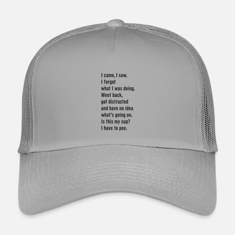 46 Ich kam, ich sah - Kinder Trucker-Cap - Hellgrau