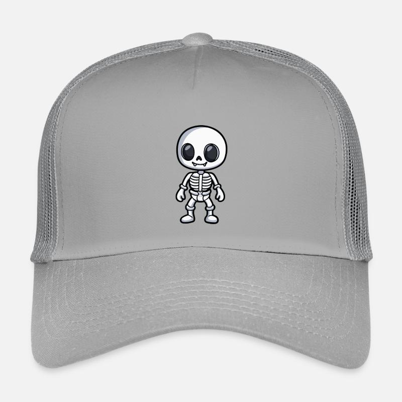 Skelett Halloween Comic Kinder Trucker-Cap