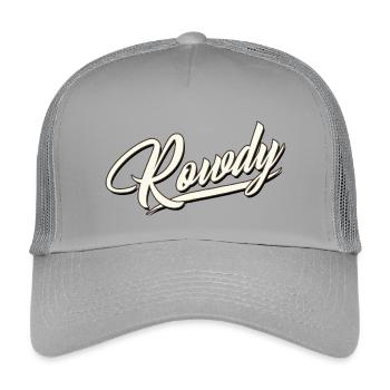 rowdy rüpel bandit gang dieb chaot bengel sohn - Kinder Trucker-Cap - Hellgrau - Vorne