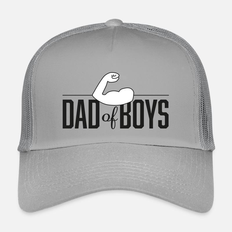 Papa de garçons noir Casquette trucker enfant