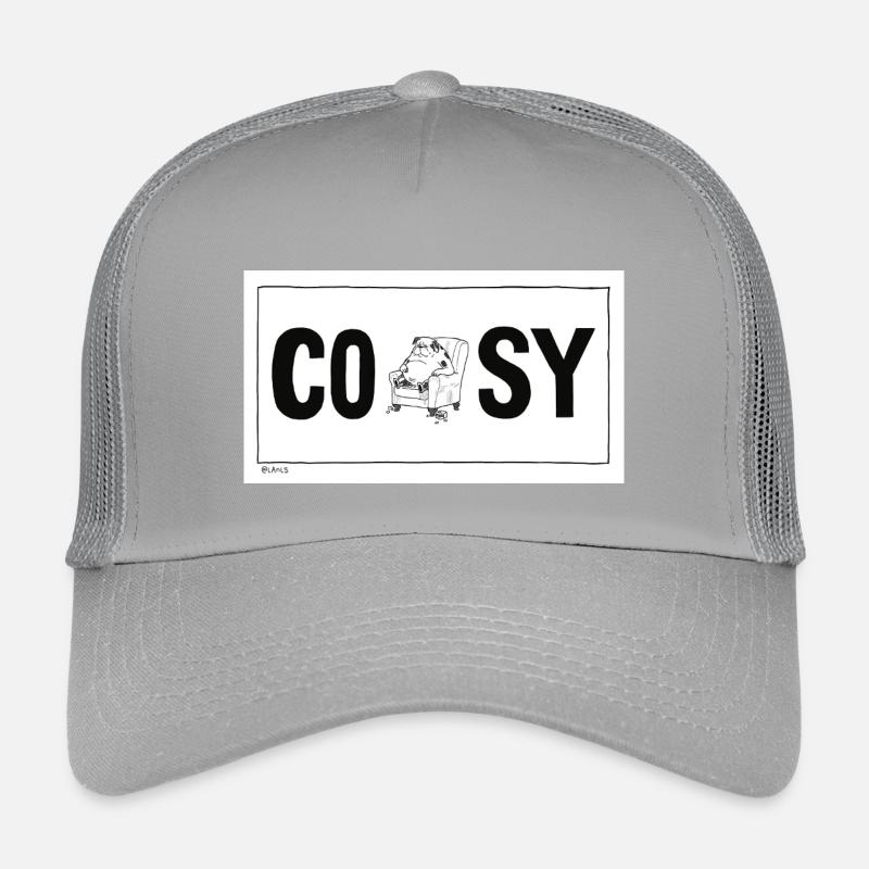 Conception de lettrage de chien câlin Casquette trucker enfant