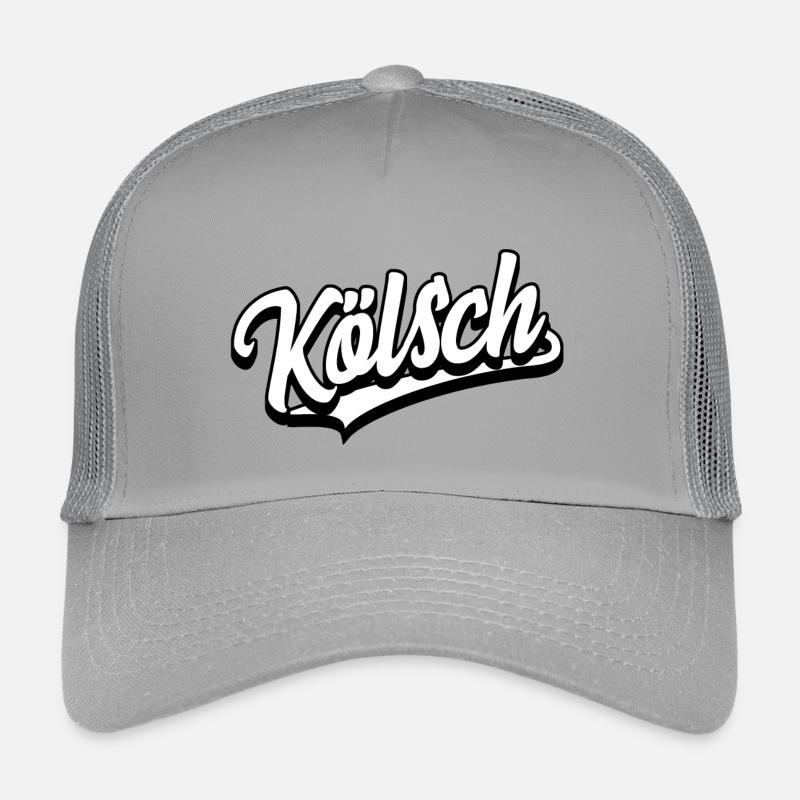 Kölsch - Köln - Kinder Trucker-Cap - Hellgrau
