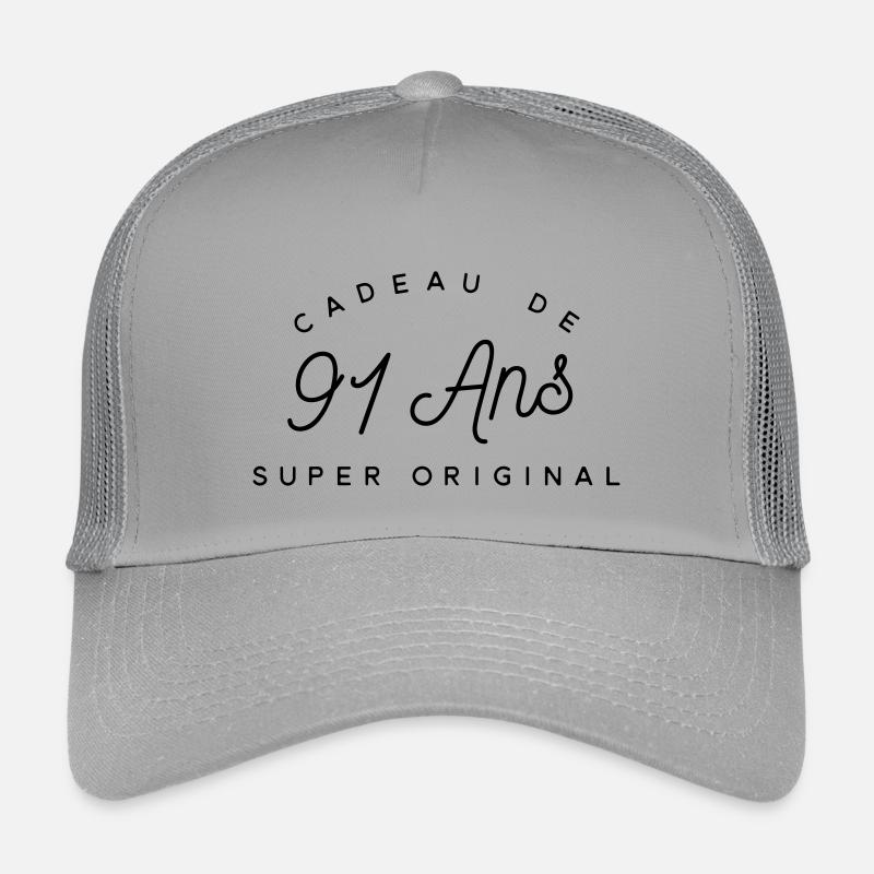 Cadeau 91 ans  Casquette trucker enfant