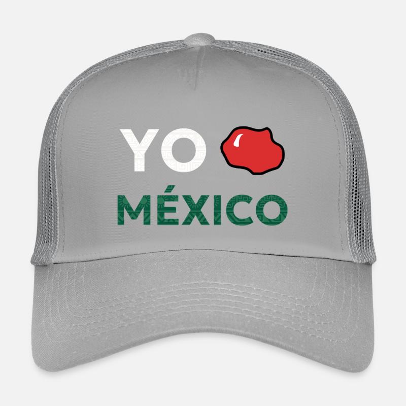 YO AMO MEXICO - Kids’ Trucker Cap - light grey