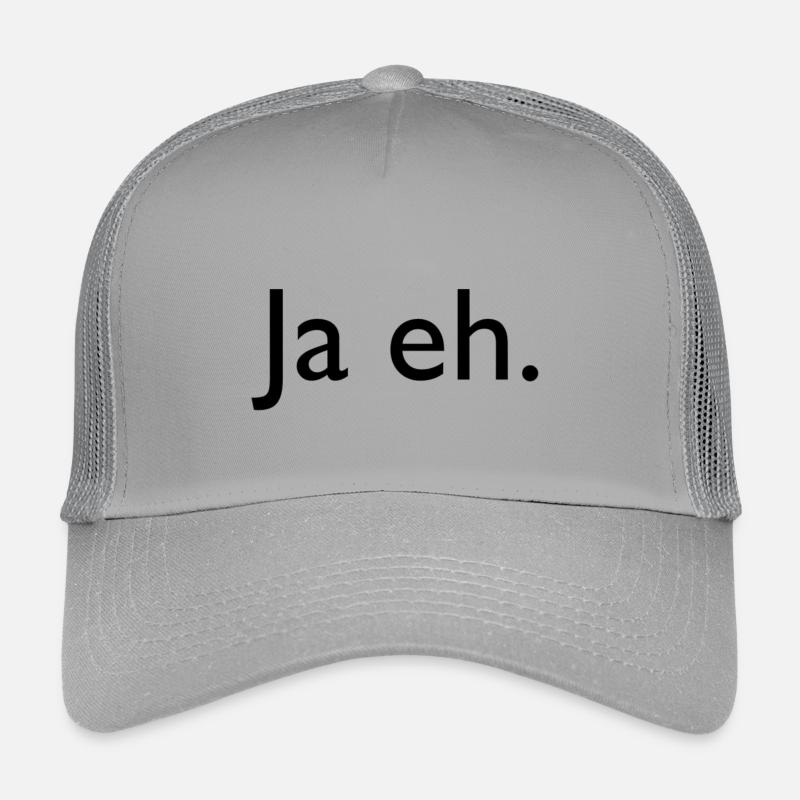 ja eh - Kinder Trucker-Cap - Hellgrau