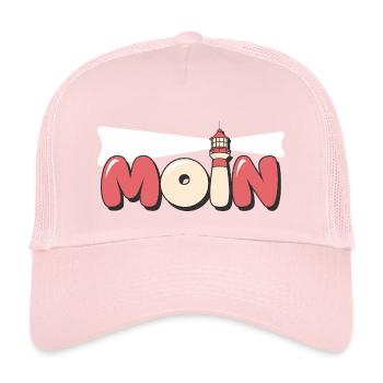 Moin Leuchtturm Küste Meer Ostsee Nordsee Strand - Kinder Trucker-Cap - Hellrosa - Vorne