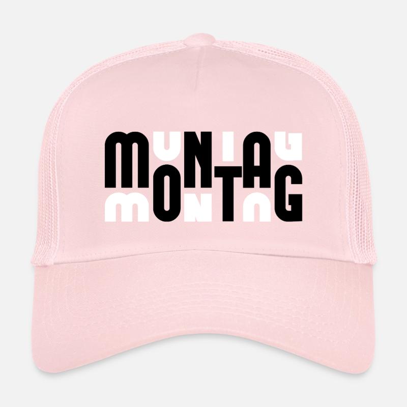 Montag Black/White Kinder Trucker-Cap