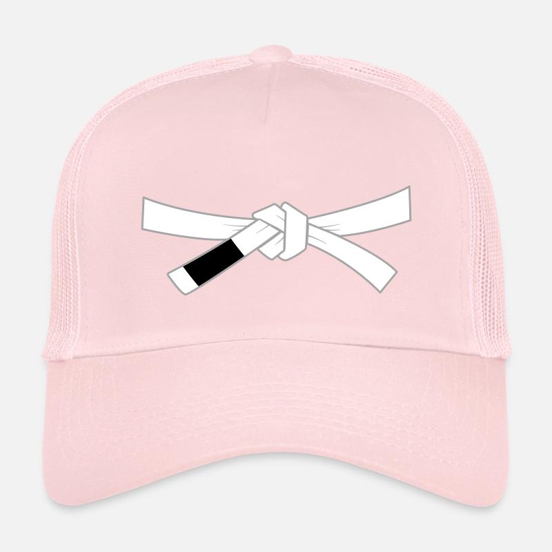 Whitebelt - Weißgurt - Kinder Trucker-Cap - Hellrosa