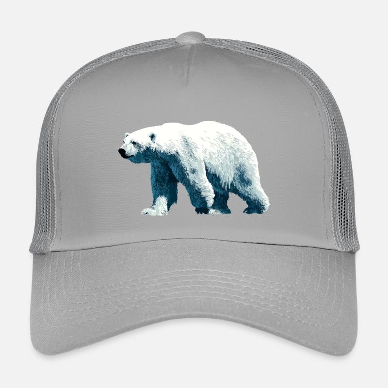 Polar Bär Eisbär Kinder Trucker-Cap