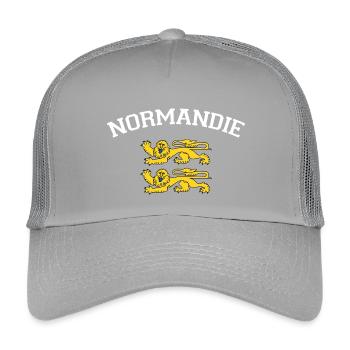 Normandy T-Shirt Humorgeschenk - Kinder Trucker-Cap - Hellgrau - Vorne