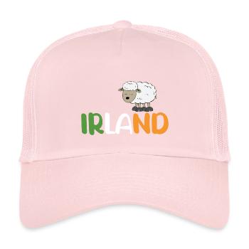 Sheep Ireland - Kids’ Trucker Cap - pale pink - Front