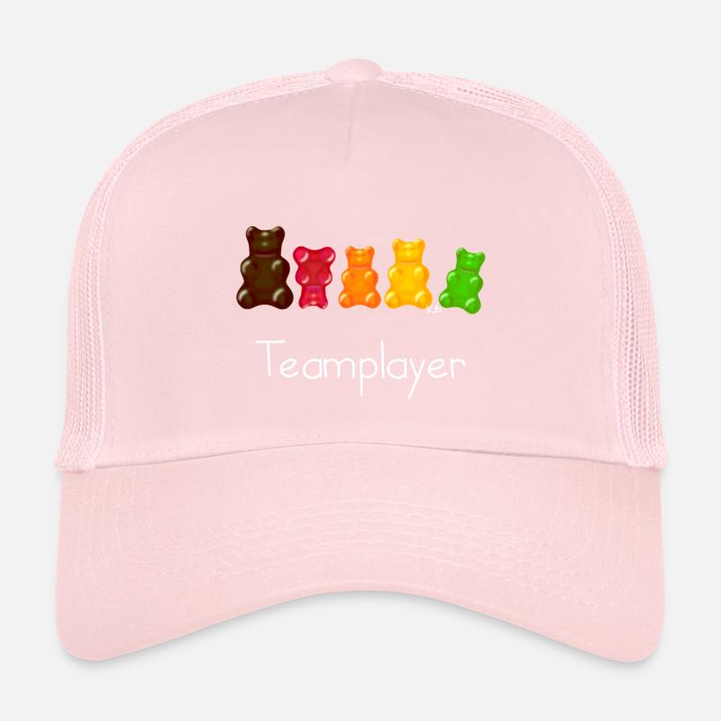 Teamplayer - Kinder Trucker-Cap - Hellrosa