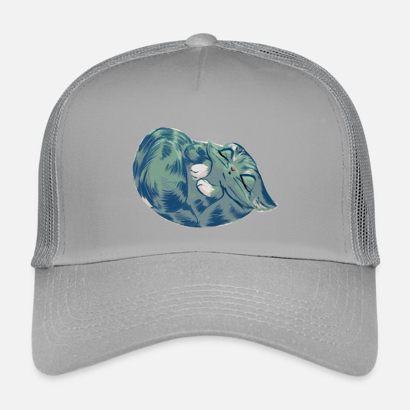 Squishy Azure Kinder Trucker-Cap