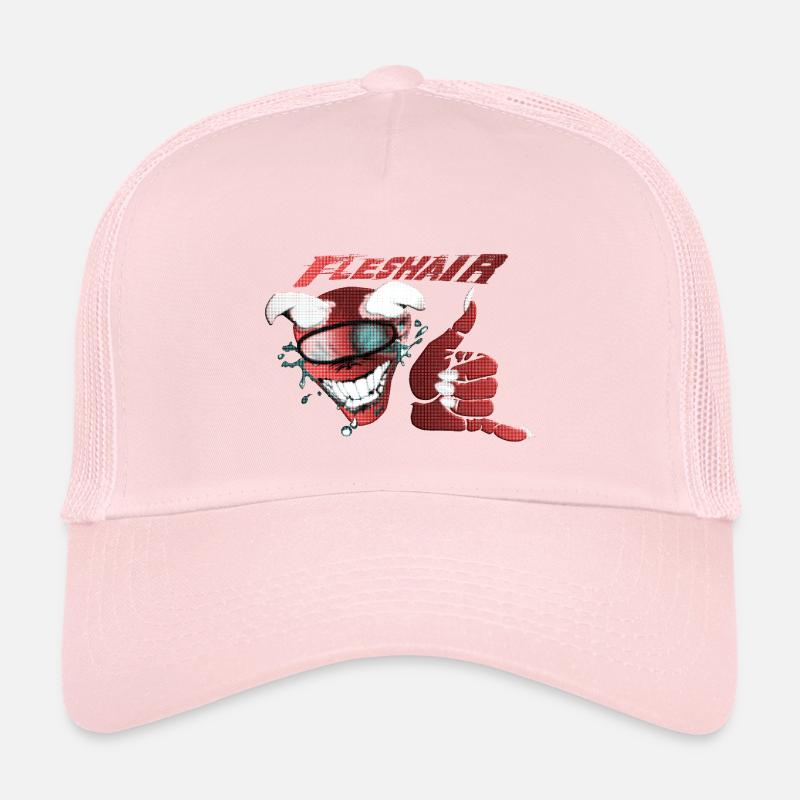 Grinning Thumb Pop Art Halftone Kids’ Trucker Cap