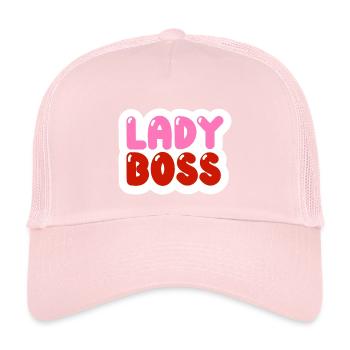 Design Women's Lady Motivating T-Shirt - Kids’ Trucker Cap - pale pink - Front