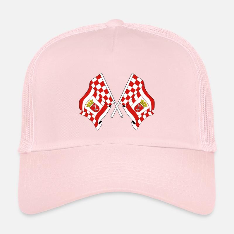 Deux drapeaux Brême Casquette trucker enfant