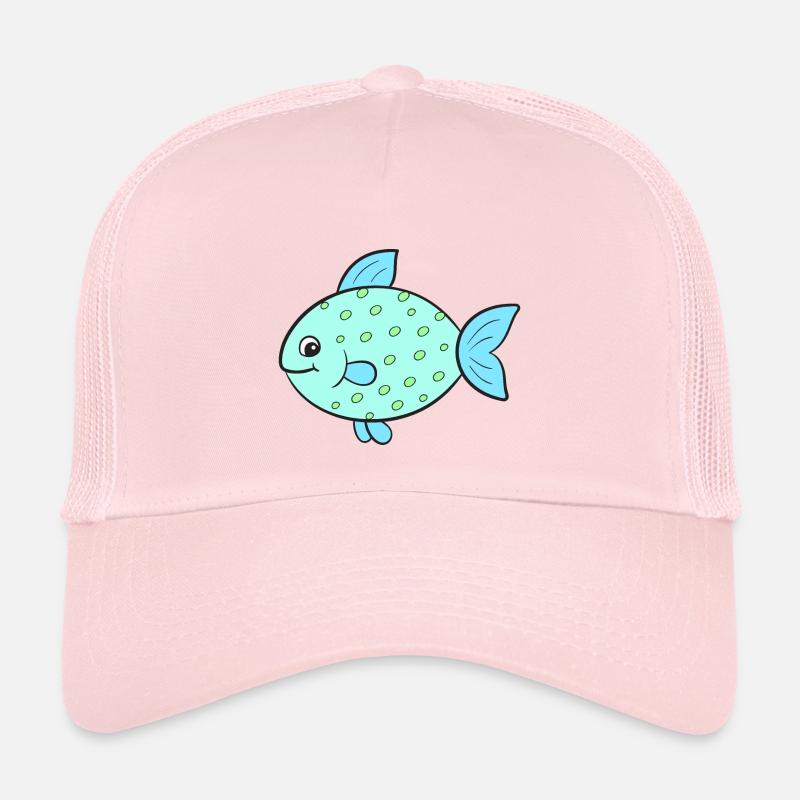 Fisch Fische - Kinder Trucker-Cap - Hellrosa