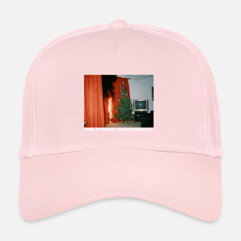 Holy Night mal anders - Chaotisches Weihnachten - Kinder Trucker-Cap - Hellrosa