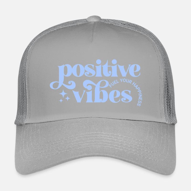 Vibes Positives Typography lavand Kids’ Trucker Cap