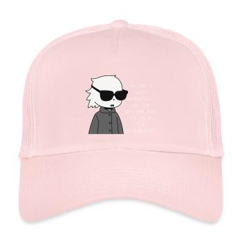 Extra mystérieux en arrière-plan - Casquette trucker enfant - rose pâle - Devant