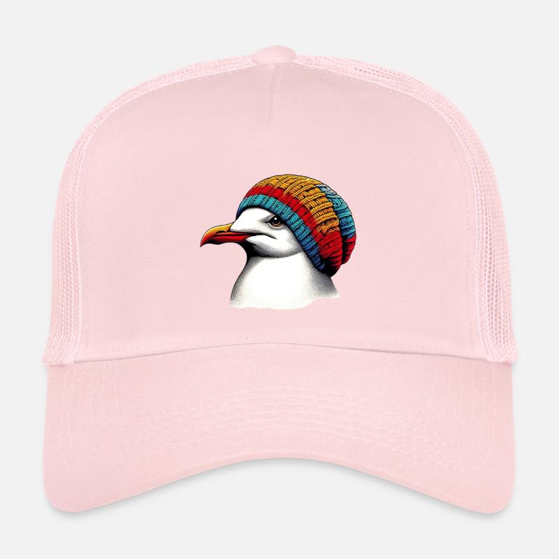 Möwe - Kinder Trucker-Cap - Hellrosa