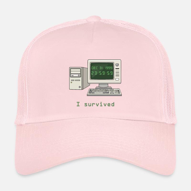 Ich habe Y2K überlebt - Kinder Trucker-Cap - Hellrosa
