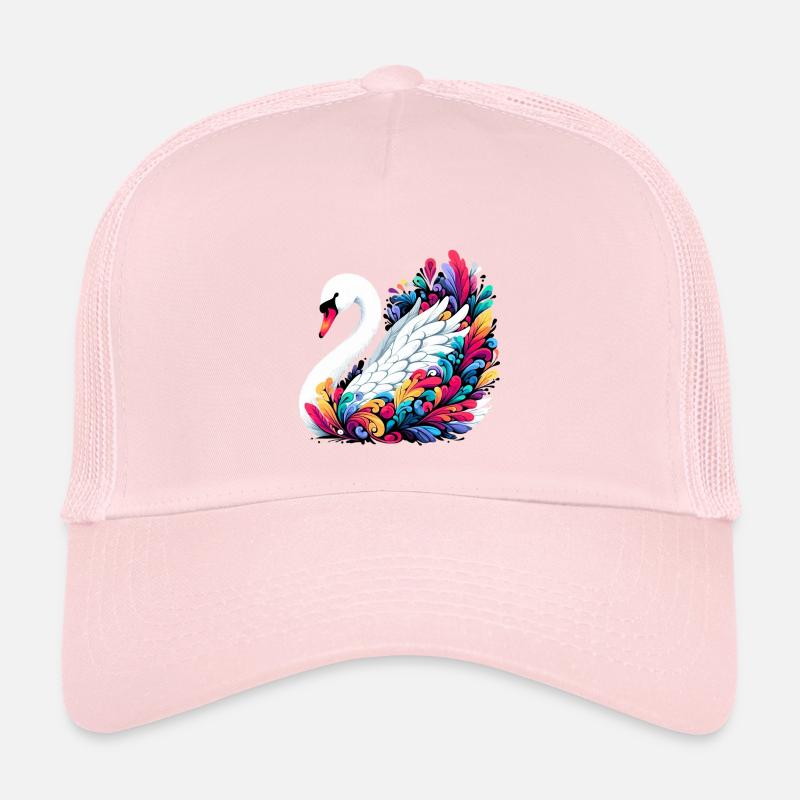 Schwan - Kinder Trucker-Cap - Hellrosa