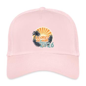Lloret De Mar 2026 - Kinder Trucker-Cap - Hellrosa - Vorne