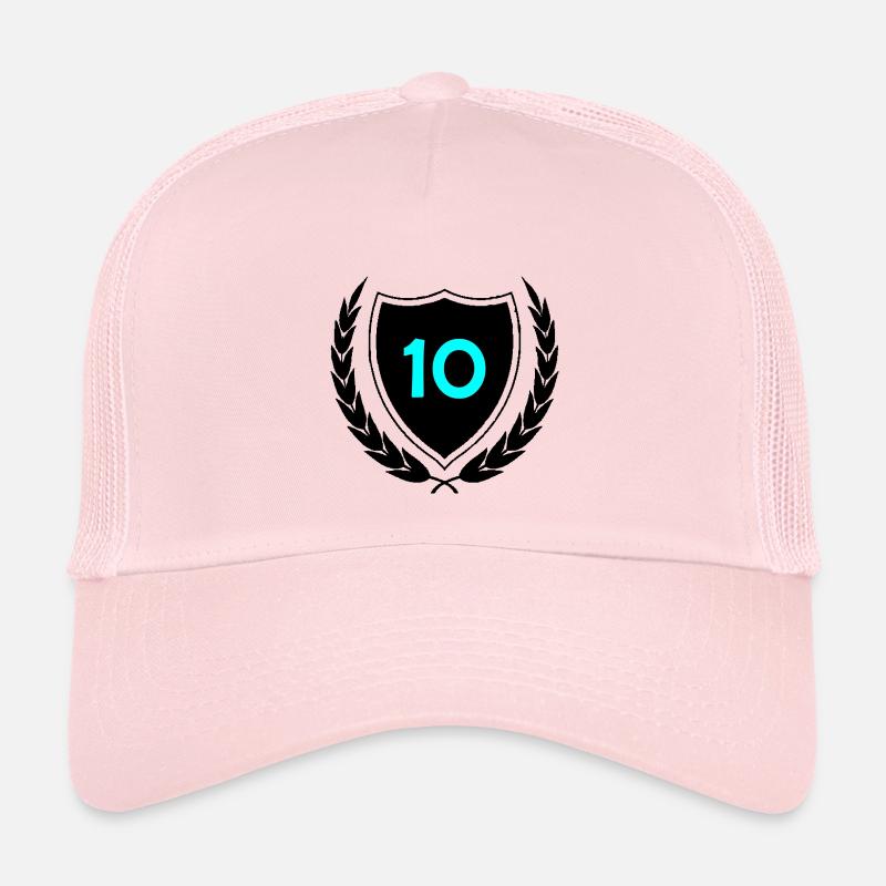 Imprimé en chiffres néon dix Casquette trucker enfant