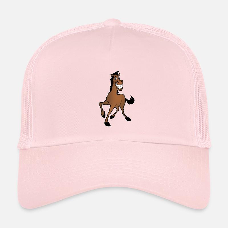 Pferd - Kinder Trucker-Cap - Hellrosa
