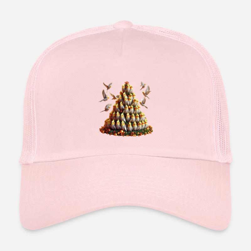 Weihnachtsbaum (02) - Kinder Trucker-Cap - Hellrosa