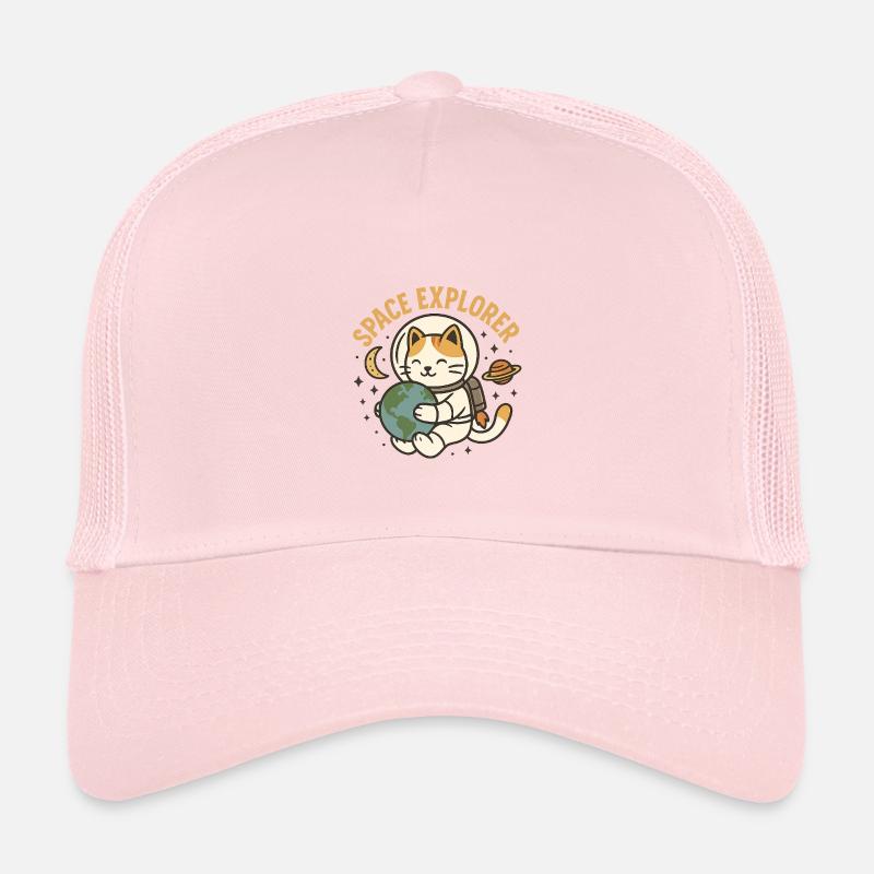 Explorateur de l’espace – Chat astronaute kawaii Casquette trucker enfant