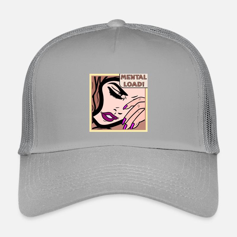Mental Load Retro Pop Art Kids’ Trucker Cap