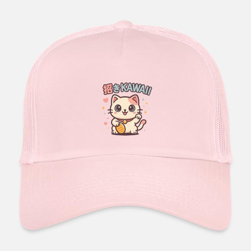 Invitation Chat Kawaii Chance Casquette trucker enfant