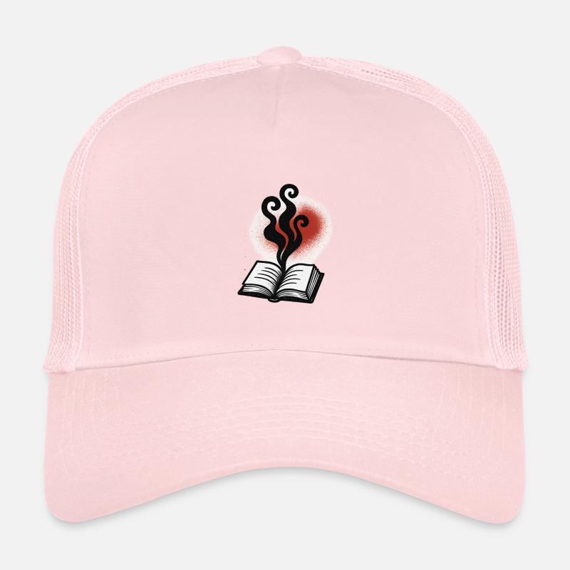 Der Funke der Fantasie eines Buches - Kinder Trucker-Cap - Hellrosa
