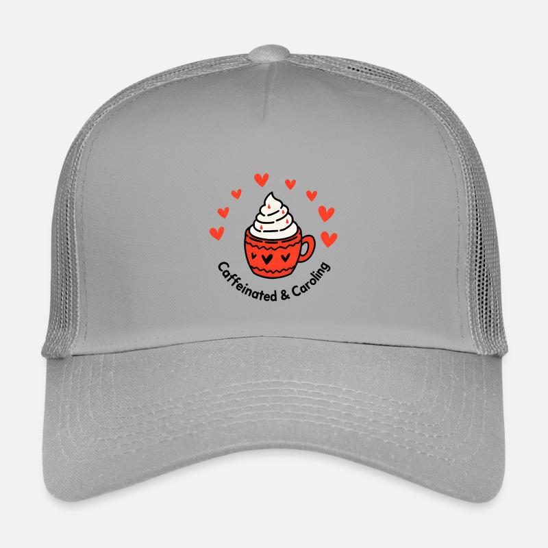 HerzKakao Becher Liebe Design Kinder Trucker-Cap