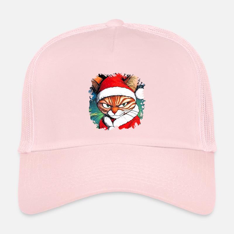 Chat de Noël Casquette trucker enfant