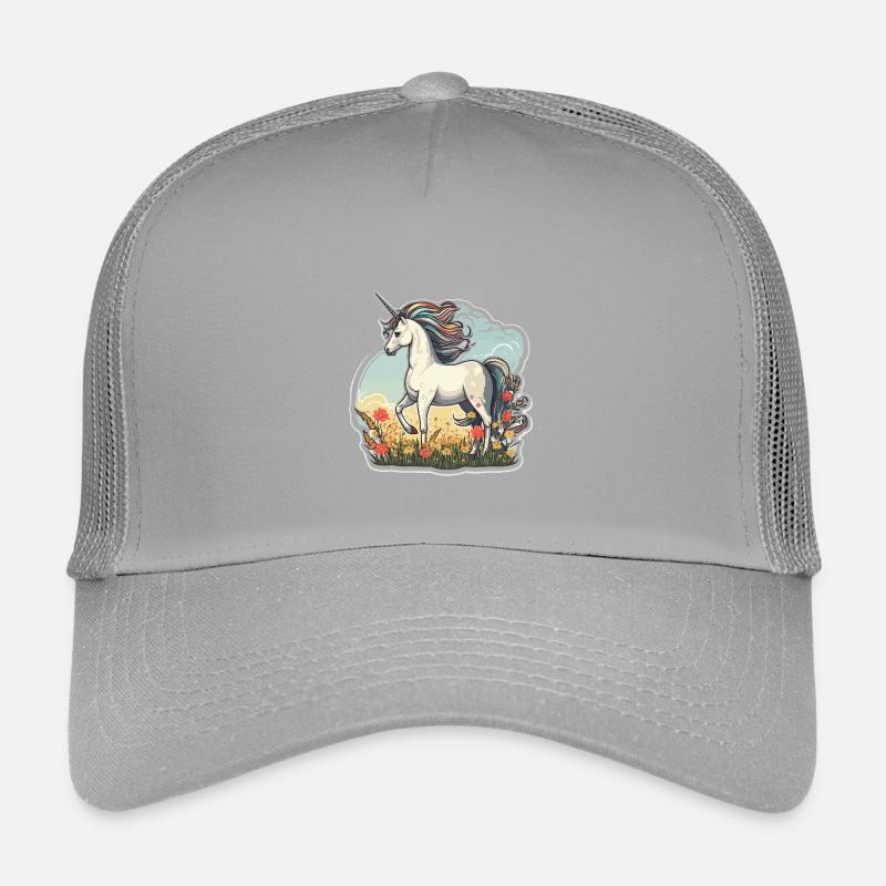 Unicorn in the Sun Field Kids’ Trucker Cap