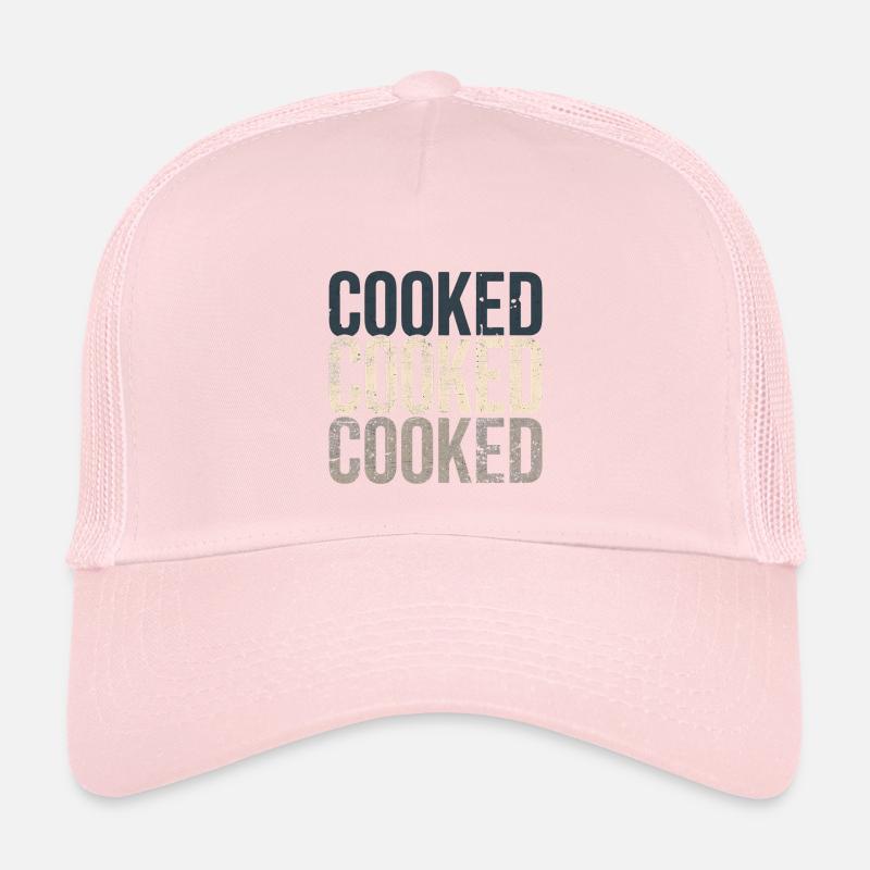 Cooked – Viral Snake Tee - Kids’ Trucker Cap - pale pink