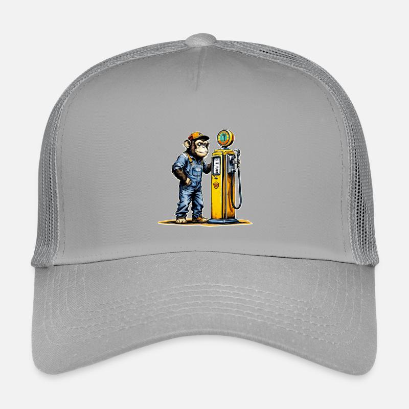 Art vintage de la pompe Monkey Casquette trucker enfant