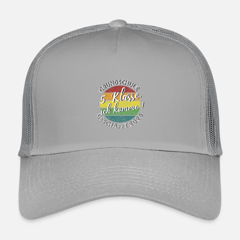 L’école primaire est finie en 2026, 5e année, j’arrive. Casquette trucker enfant
