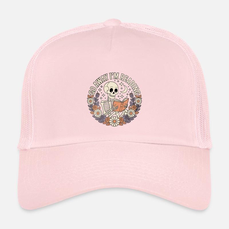 Je lis Skeleton with Florals Casquette trucker enfant