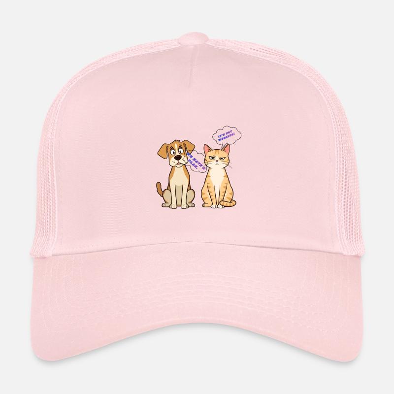 Duo Pets-Plan vs. nicht funktionierend - Kinder Trucker-Cap - Hellrosa