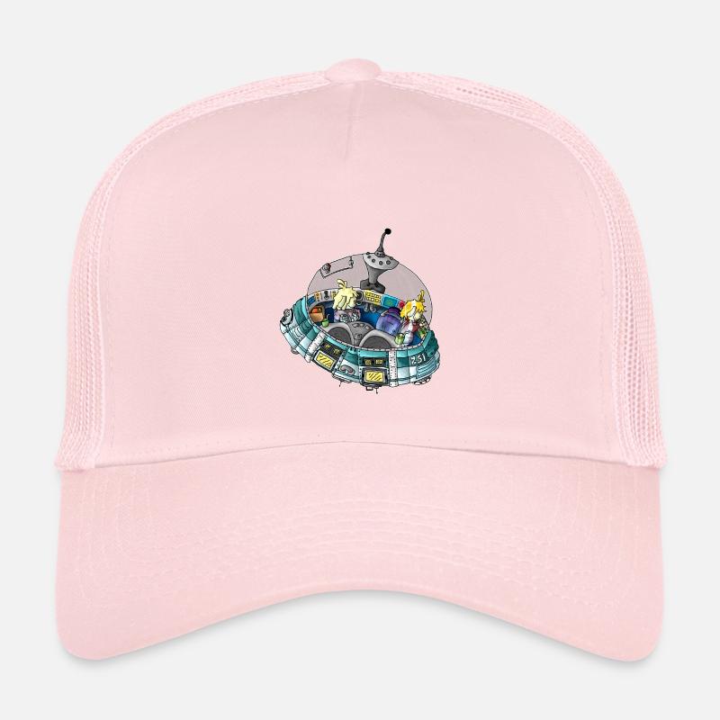 Micol und Mael - das Ufo 1 / - Kinder Trucker-Cap - Hellrosa