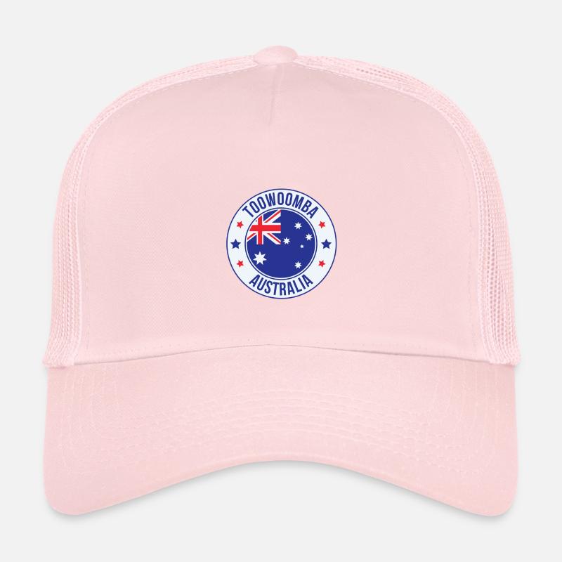 Toowoomba Australien-Wappen - Kinder Trucker-Cap - Hellrosa