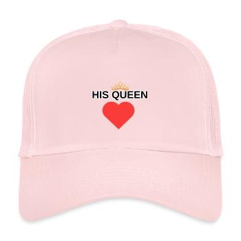 Ihr King-Shirt-Paar, passendes Geschenk King Queen T-S - Kinder Trucker-Cap - Hellrosa - Vorne