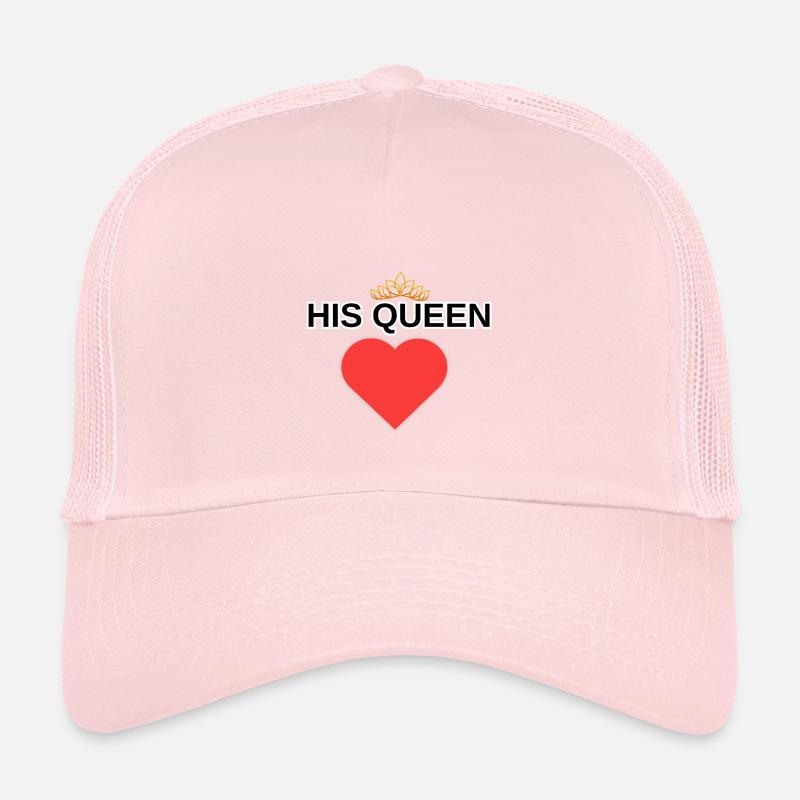 Ihr King-Shirt-Paar, passendes Geschenk King Queen T-S - Kinder Trucker-Cap - Hellrosa