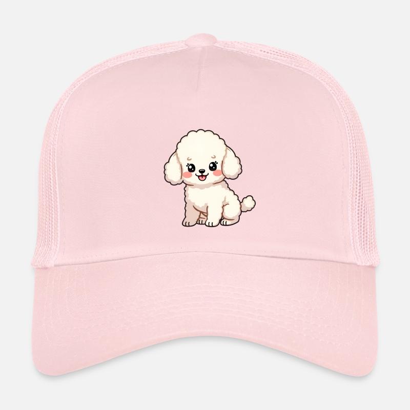 Caniche Chien Casquette trucker enfant