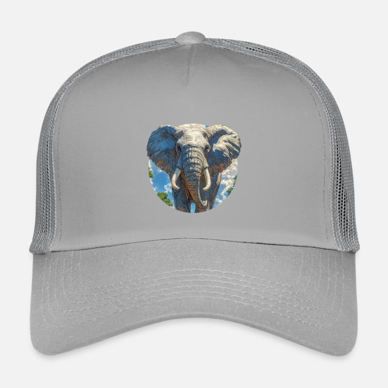 Elefantendesign Kinder Trucker-Cap